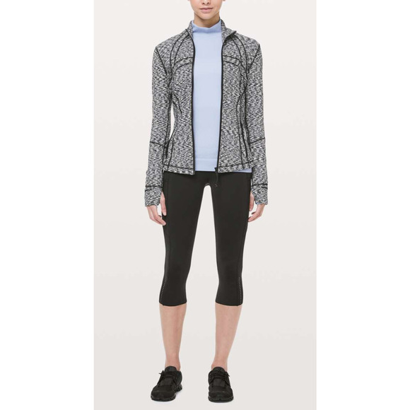 Lululemon Fast Free Crop II Nulux 19" Pants High Rise Run Wicking Black Size 6 - Picture 12 of 14